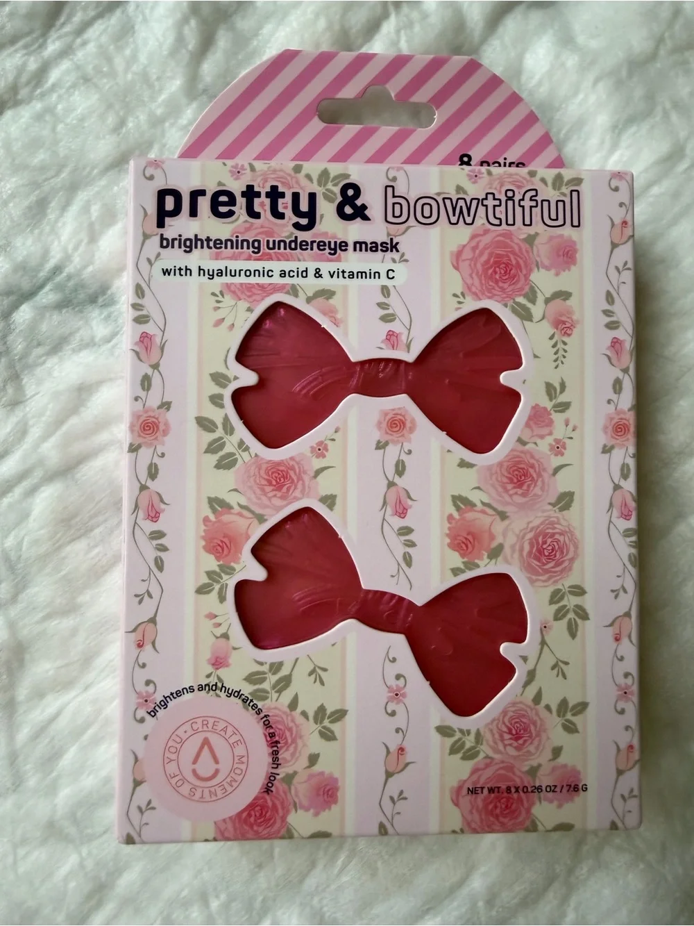 Spalife Pretty Bowtiful 16 Brightening Undereye Mask vitamin C, hyaluronic acid
